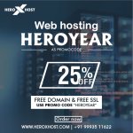 Get the 25% off on web hosting ! Use HEROYEAR as promocode..jpeg